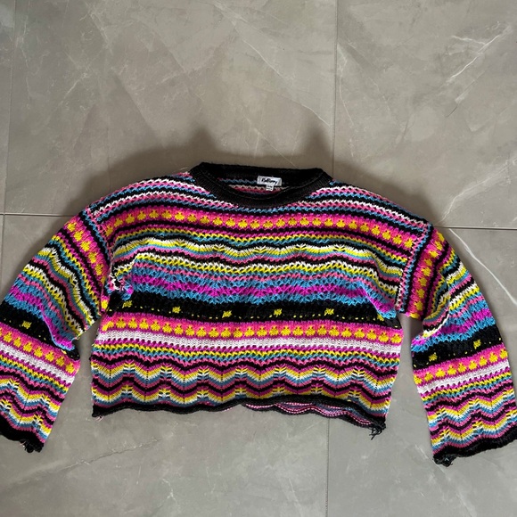 Colorful Patterned Sweater - Picture 1 of 2
